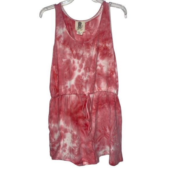 Anthropologie Pants - ANTHROPOLOGIE Lili's Closet Pink Tie Dye Romper NWT